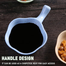 Mini Flower - Shaped Sauce Dish with Handle - justgrabit.in | Just Grab It