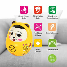 Musical Roly Poly Toys for Baby | Push and Shake Wobbling Toy with Music | Tumbler Doll Toy for Babies | Sound Balancing Doll Toys for Baby Boys, Girls 8+ Months Multicolor (1 Pc) - Justgrabit Inc.