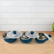 Apex Microwave - Safe Serving Bowl 3 Pcs Set (700ml, 1000ml, 1400ml) - Justgrabit Inc.