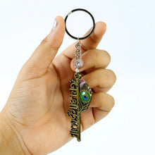 “Jai Shree Krishna” Text Metal Keychain (1 Pc) - justgrabit.in | Just Grab It