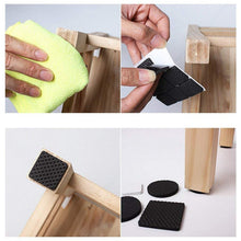 Self Adhesive Furniture Pads - Square (18 Pcs Set) - justgrabit.in | Just Grab It