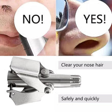 Nose Hair Clipper, Stainless Steel Hair Remover (1 Pc / With Brush & Plastic Case) - justgrabit.in | Just Grab It