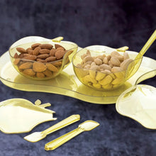 Apple Shape Tray Bowl Used For Serving Snacks And Various Food Stuffs. - Justgrabit Inc.