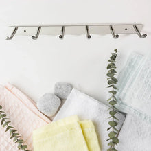 Stainless Steel Wall Mounted Coat 6 Hook Rack (32x3 / 1Pc) - Justgrabit Inc.
