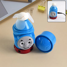 Plug - and - Play Cartoon Mini Fan in Train Character Design - Justgrabit Inc.