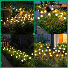 Solar Firefly Lights for Garden Decor (2 Pc, 12 LED Warm) - Justgrabit Inc.