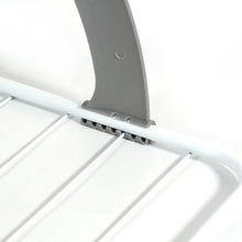 Metal Steel Folding Drying Rack for Clothes Balcony Laundry Hanger for Small Clothes Drying Hanger Metal Clothes Drying Stand, Socks and Plant Storage Holder Outdoor / Indoor Clothes - Towel Drying Rack Hanging on The Door Bathroom - Justgrabit Inc.