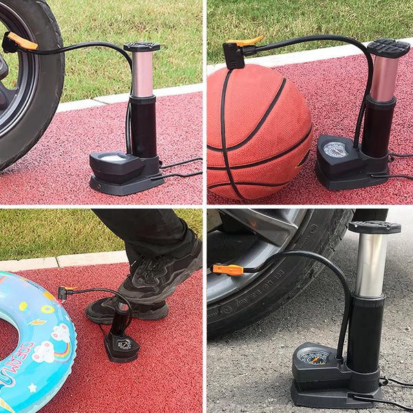 Portable Mini Bike Pump / Cycle Pump Foot (1 Pc) - justgrabit.in | Just Grab It