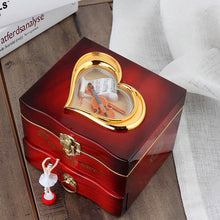 Dancer Ballerina Piano Music Box Hand Crank Music Plastic Box Gift (1 Pc) - justgrabit.in | Just Grab It