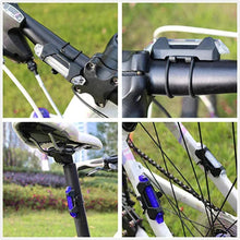 Rechargeable Bicycle Front Waterproof LED Light (Blue) - Justgrabit Inc.