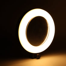 Rechargeable LED Makeup Mirror with Ring Light (1 Pc) - justgrabit.in | Just Grab It
