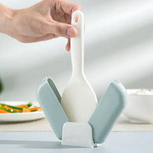 Automatic Open & Close Kitchen Rice Spoon Holder with Dust Cover - justgrabit.in | Just Grab It