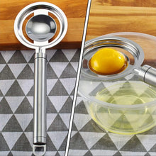 kitchen tools Egg Yolk White Separator Stainless Steel Egg White Separator Tools Eggs Yolk Filter Gadgets Kitchen Gadgets Separating Funnel Spoon Egg Divider Tools - justgrabit.in | Just Grab It