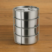 Double Wall Insulated Tiffin with Handle (1 Pc): Stackable, Hot Food Container - Justgrabit Inc.