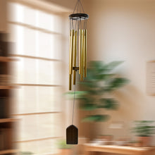 Wind Chime Musical Wind Chime with 6 Tuned Tubes and Hook (1 Pc) - justgrabit.in | Just Grab It