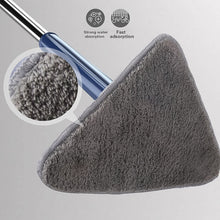 360° Rotatable Mop Triangle Mop with Long Handle (1 Pc / 113 Cm) - justgrabit.in | Just Grab It