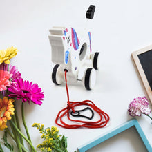 Pull Along Toy Unicorn | Pull String Toys for Babies - justgrabit.in | Just Grab It