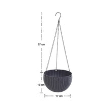 Plastic Hanging Flower Pot and Flower Pot with Chain (6 Pc) - Justgrabit Inc.