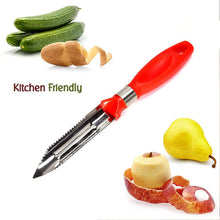Multipurpose 2 - in - 1 Stainless Steel Knife & Peeler (1 Pc) - justgrabit.in | Just Grab It