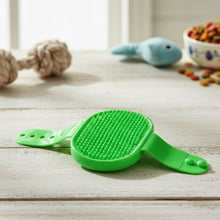 Pet Grooming Bath Brush with Adjustable Hand Strap for Dogs & Cats (1 Pc) - justgrabit.in | Just Grab It