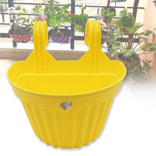 Multicolor Hanging Plastic Planters Orchid Relling , For Plantation, Planters for Balcony and Home Gardening, Indoor, Outdoor (1 Pc ) - Justgrabit Inc.