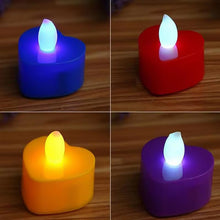LED Tealights, Smokeless Plastic Decorative Candles, Diwali (Pack Of 6 / Multicolor) - justgrabit.in | Just Grab It