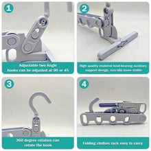 5 - Hole Foldable Clothes Hanger – Robust, Space - Saving Travel Rack - Justgrabit Inc.