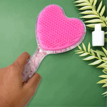Heart Shape Hair Brush Massage Shower Comb (1 Pc), Hair accessories - justgrabit.in | Just Grab It