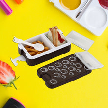 Airtight Lunch Box – 2 - Compartment Leak - Proof Food - Grade Box with Spoon - justgrabit.in | Just Grab It