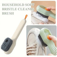 Cleaning Sponge Brush Liquid / Soap Dispenser & With 4 Refill Brush Heads (1 Set) - justgrabit.in | Just Grab It