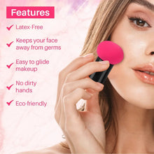 Professional Makeup Sponge Puff with Handle (1 Pc) - Justgrabit Inc.