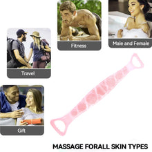Premium Silicone Back Scrubber Belt – Body Exfoliating Bath Brush - justgrabit.in | Just Grab It