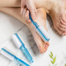 2 - in - 1 Foot Scrubber Brush with Pumice Stone - justgrabit.in | Just Grab It