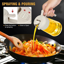 2 - in - 1 Multi - Purpose Glass Oil Dispenser Bottle (500 ml Approx) - justgrabit.in | Just Grab It