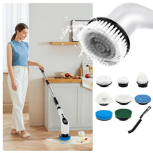 9 - in - 1 Electric Spin Scrubber - (1 Set) - justgrabit.in | Just Grab It