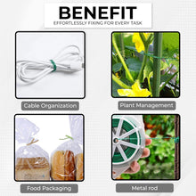 Reusable Green Twist Tie Roll (50 Meter Length) - justgrabit.in | Just Grab It