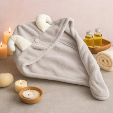 Cute Animal Ear Hooded Hair Drying Towel Wrap (1 Pc) - Justgrabit Inc.