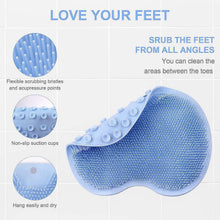 Silicone Bath Massage Cushion – Suction Cup Exfoliating Foot Scrubber & Mat - justgrabit.in | Just Grab It
