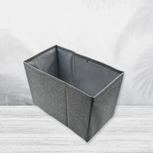 FOLDABLE STORAGE BOX WITH LID AND HANDLES, COTTON AND LINEN STORAGE BINS AND BASKETS ORGANIZER FOR NURSERY, CLOSET, BEDROOM, HOME - justgrabit.in | Just Grab It