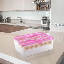 Double Layer 24 Grid Egg Storage Box for Egg Storage Container - Justgrabit Inc.