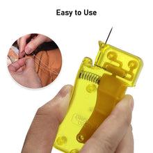 Needle Threader, Stylish Appearance Comfortable Grip Lightweight Portable Automatic Needle Threader for Sewing for Home (1 Pc) - Justgrabit Inc.