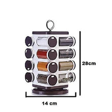 Ganesh Multipurpose Revolving Spice Rack With 16 Pcs Dispenser each 100 ml Plastic Spice ABS Material 1 Piece Spice Set 1 Piece Spice Set (Plastic) - Justgrabit Inc.