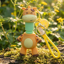 Cute Giraffe Cartoon Keychain (1 Pc) - justgrabit.in | Just Grab It