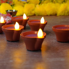 Water Sensor Diyas for Diwali Decoration, Diwali (12 Pcs Set) - justgrabit.in | Just Grab It