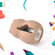 Cartoon Shape Pencil Sharpener with Built - In Eraser (1 Pc) - Justgrabit Inc.