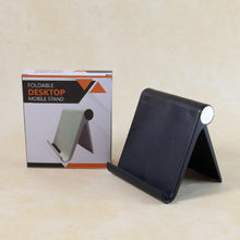 Plastic Foldable Desktop Mobile Stand (1 Pc / Black) - justgrabit.in | Just Grab It