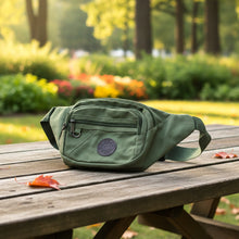 Stylish Multi - Pocket Black Waist Bag / Fanny Pack (1 Pc / Mix Design) - justgrabit.in | Just Grab It