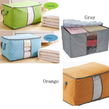 Premium Quilted Foldable Storage Bag with Transparent Window - Justgrabit Inc.