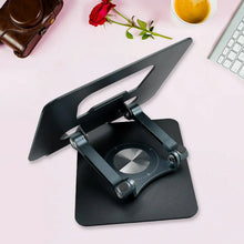 Aluminum Alloy 360°Rotating Bracket, Adjustable Laptop Stand, Portable Foldable Ergonomic Laptop Support - Justgrabit Inc.