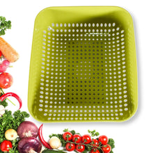 Multipurpose Small Plastic Kitchen Basket, Vegetables and Fruits Washing, Basket (20x17 Cm) - Justgrabit Inc.